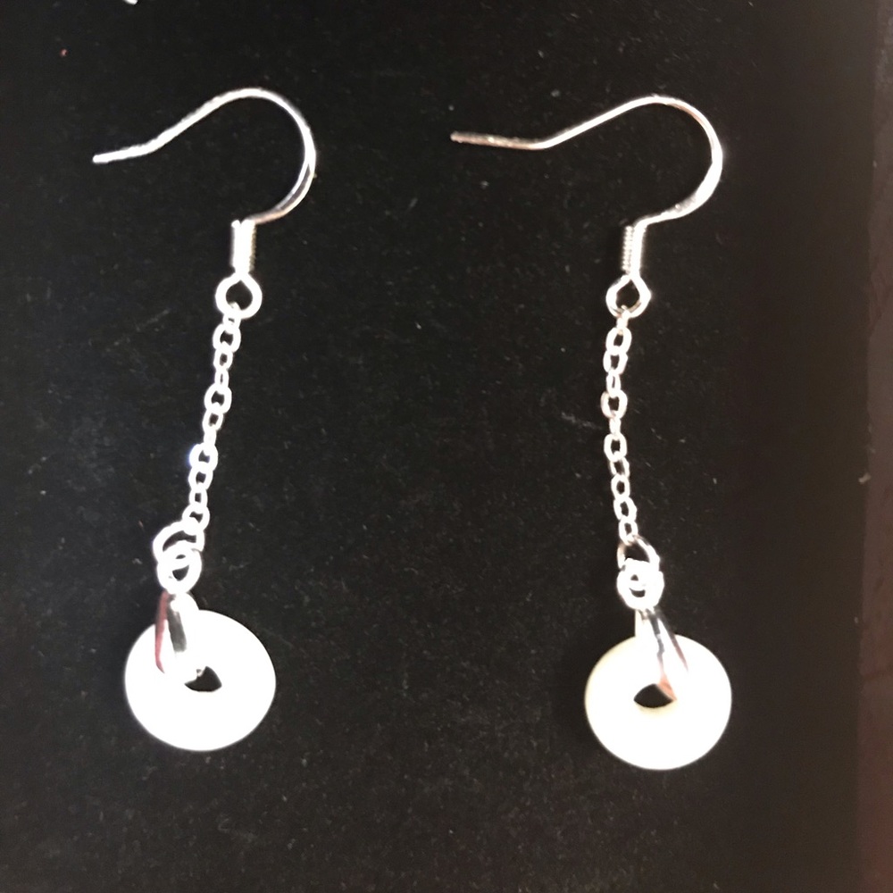 Jade earrings